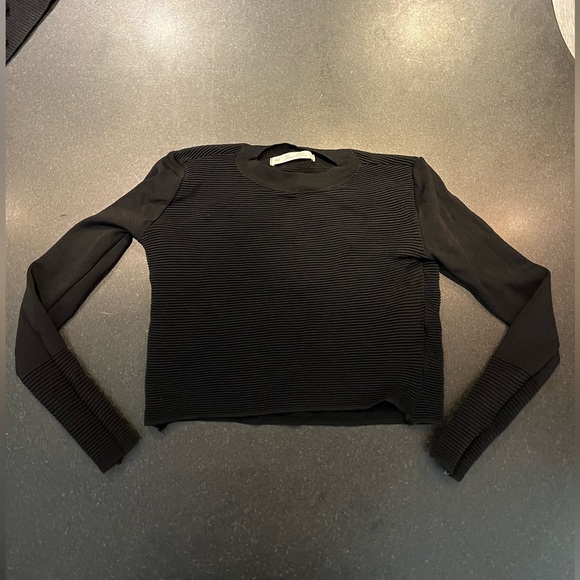 Zara Knit Cropped ribbed sweater - Picture 3 of 4